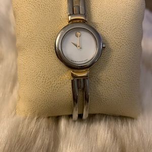 Movado Ladies Watch SS w/Mother of Pearl